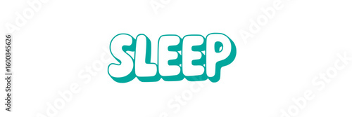 Sleep Typography.