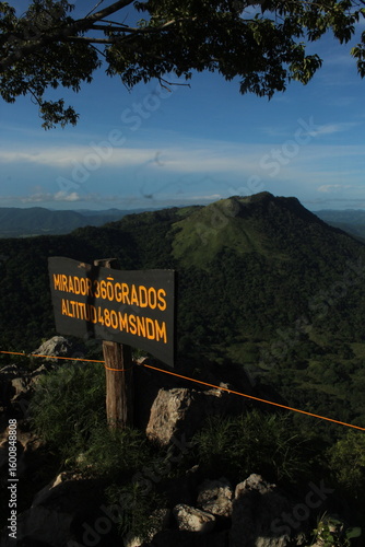 sign in the mountains