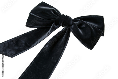 Elegant Black Velvet Bow Hair Accessory Fashionable Hair Bow