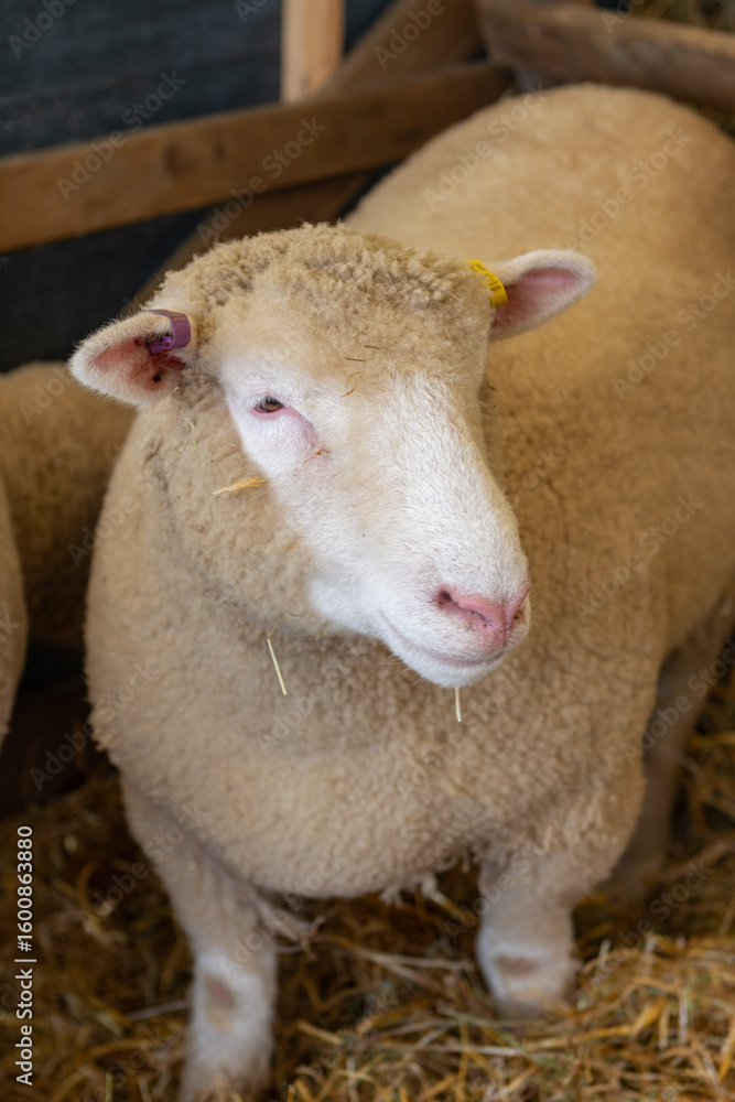 Obraz premium sheep in a farm