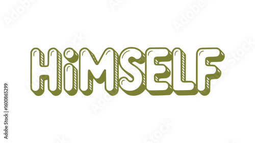 Himself - Hand-drawn Typography.
