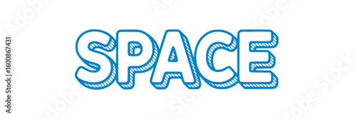 Space Text Art.