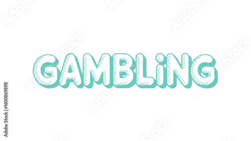 Gambling Text Graphic.