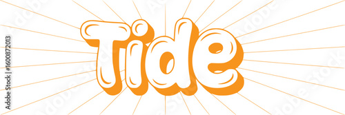 Tide Text Art.