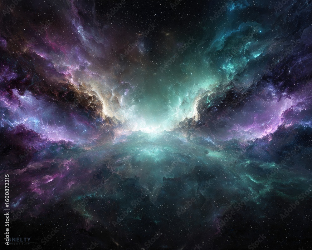 Fototapeta premium Colorful Nebula In Deep Space