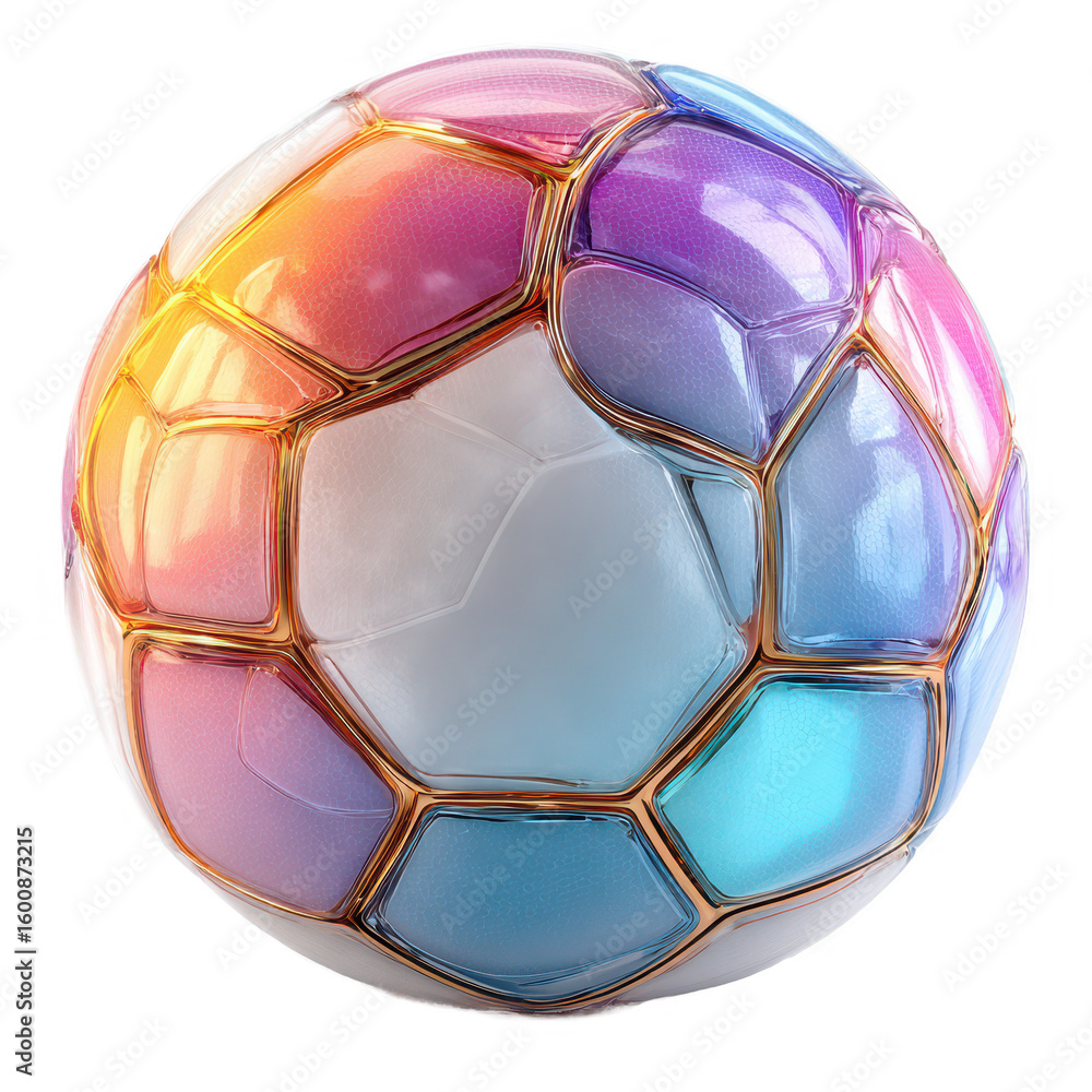 Naklejka premium Creative Soccer Ball PNG Clipart Collection – Colorful, Futuristic, and Cartoon Footballs with Transparent Background – No Logos – Perfect for Sports Design and Presentations