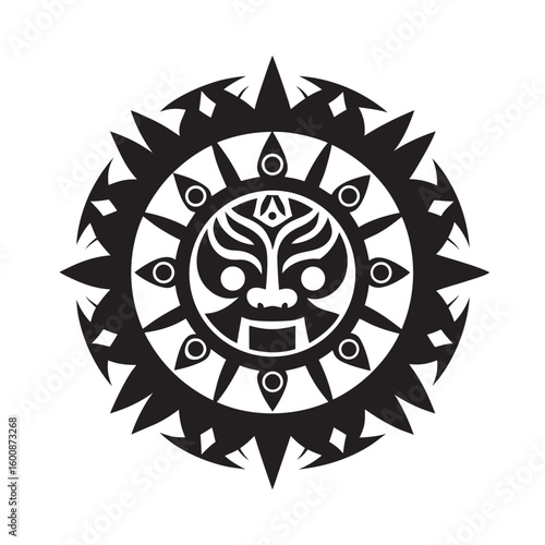 Filipino Mythological Mask Mandala Art