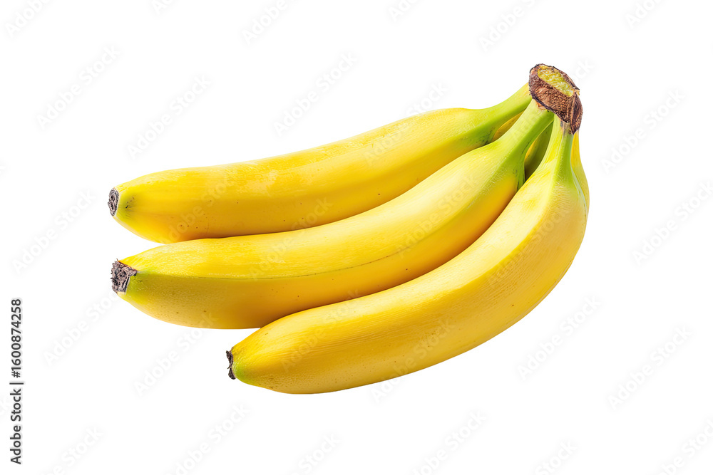 Bunch of ripe bananas on a black background Bunch of ripe bananas on a black background