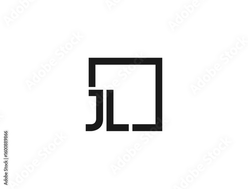 Stylish jl monogram logo design