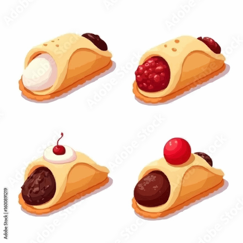 Delightful dessert assortment showcasing unique treats that tantalize the taste buds in an appealing setting