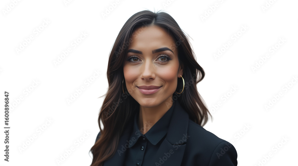 Successful Businesswoman in Bruges, Belgium – An extreme close-up of a Middle Eastern woman in contemporary chic attire, radiating professionalism and confidence. Successful Businesswoman in Bruges, Belgium – An extreme close-up of a Middle Eastern woman in contemporary chic attire, radiating professionalism and confidence.