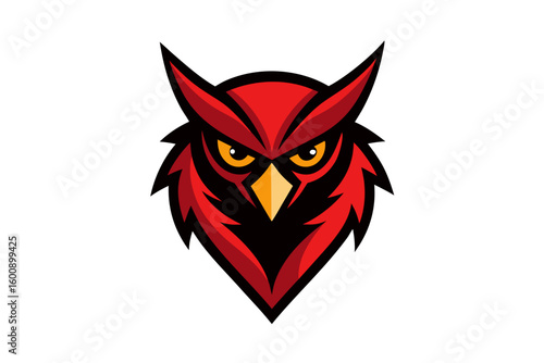 Abstract Esports Mascot Gaming Owl Logo – Bold & Dynamic Design