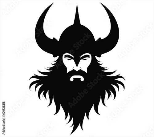 Silhouette of Sinister Demon for Fantasy Art