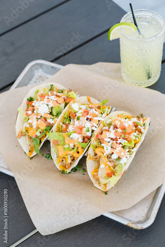 Restaurant Margarita Tacos Loaded