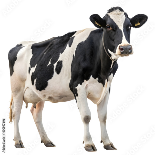 Holstein Cow: Dairy Farm Animal Photograph