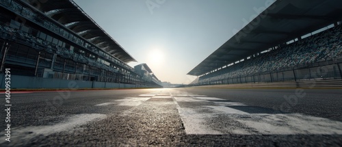 Race Track Sunrise: A Stunning View of the Finish Line