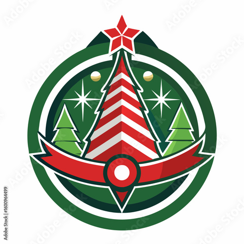 Collection of Holiday Christmas Labels