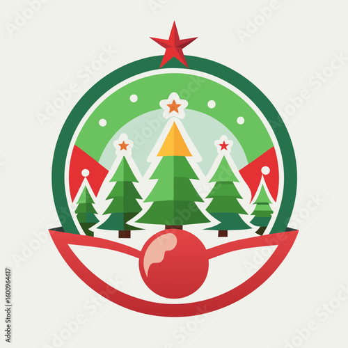 Collection of Holiday Christmas Labels