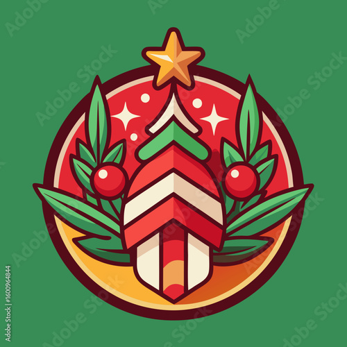 Collection of Holiday Christmas Labels