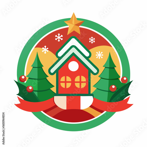 Collection of Holiday Christmas Labels