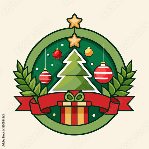 Collection of Holiday Christmas Labels