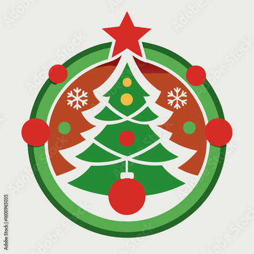 Collection of Holiday Christmas Labels