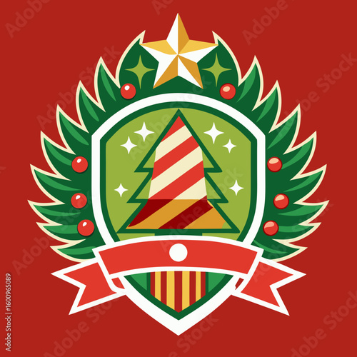 Collection of Holiday Christmas Labels