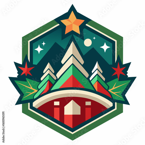 Collection of Holiday Christmas Labels