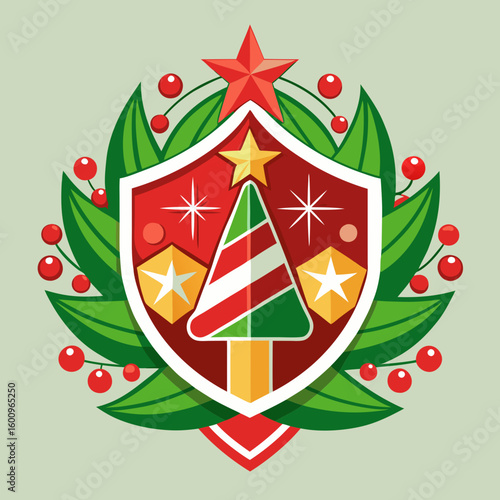 Collection of Holiday Christmas Labels
