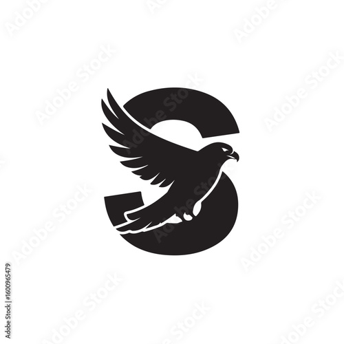 Wallpaper Mural Majestic Falcon In Flight Symbolizing Freedom and Strength Emblem Torontodigital.ca