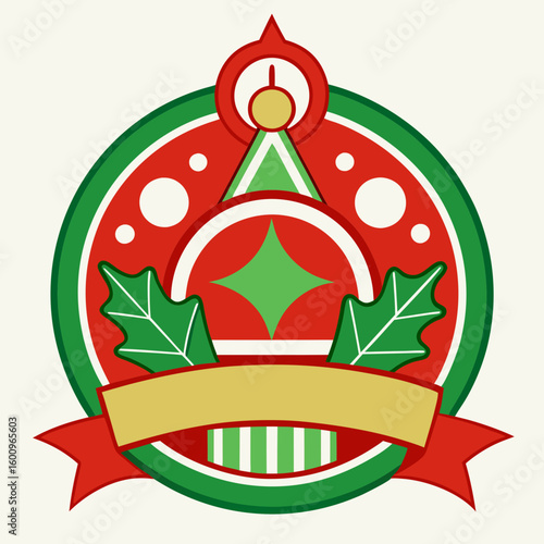 Collection of Holiday Christmas Labels