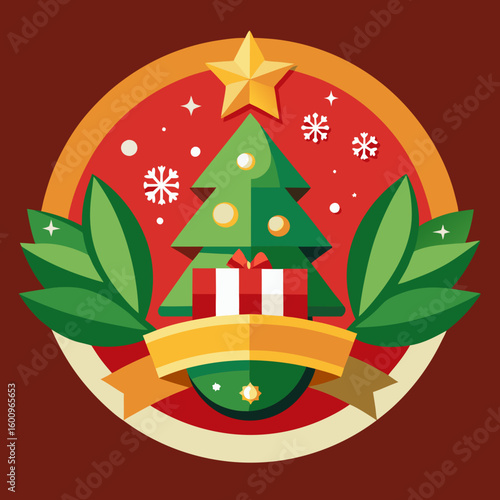 Collection of Holiday Christmas Labels