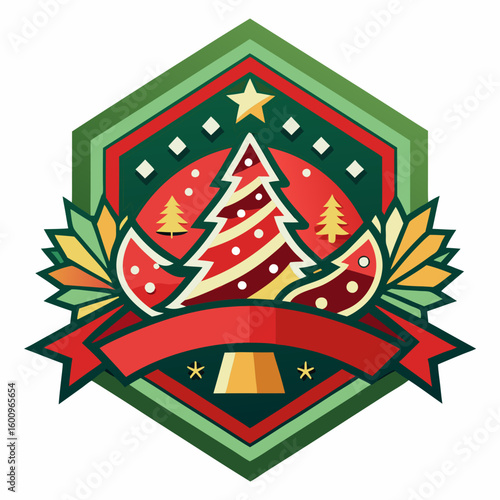 Collection of Holiday Christmas Labels