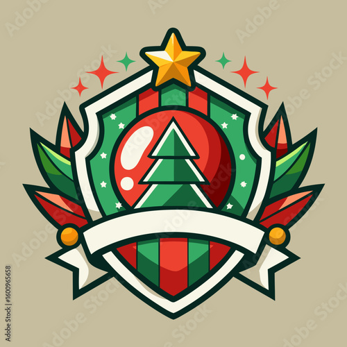 Collection of Holiday Christmas Labels