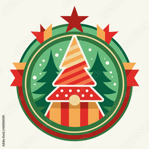 Collection of Holiday Christmas Labels