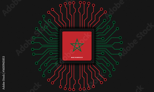 Morocco technology, microchip - cpu, global trade, resources, artificial intelligence
