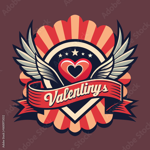 Love hearts shape logo vector