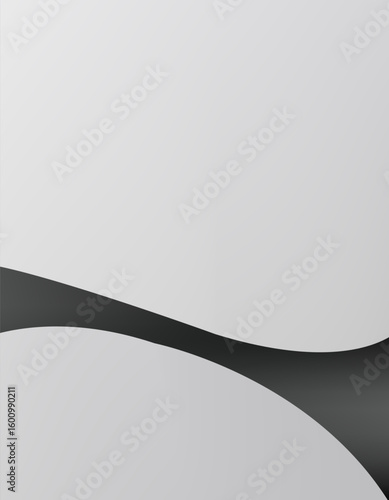 Technical split steel silver with black shadows effects background