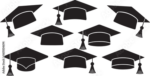 Celebrating Academic Achievement: Graduation Caps Mark a New Beginning