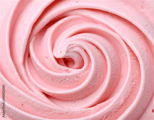 Strawberry Ice cream swirl texture