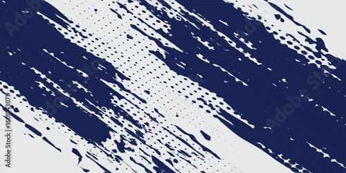 Abstract halftone wave dots background. Futuristic twisted grunge pattern, dots, circles. Vector modern optical pop art texture for posters, business cards and etc