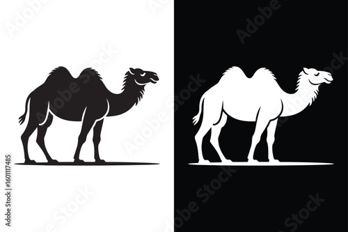 Camel icon isolated vector icon illustration on white background.