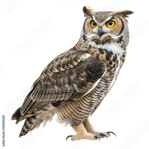 Majestic Great Horned Owl: A Stunning Profile