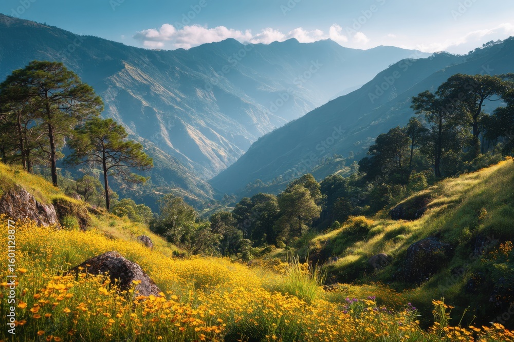 Fototapeta premium Nature's finest: breathtaking vistas and tranquil settings for adventurers and nature lovers seeking inspiration and serenity
