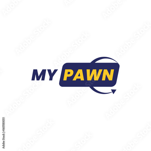 pawn logo design vector