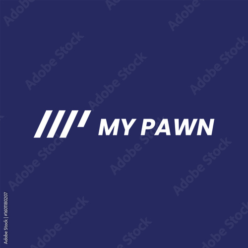 pawn logo design vector