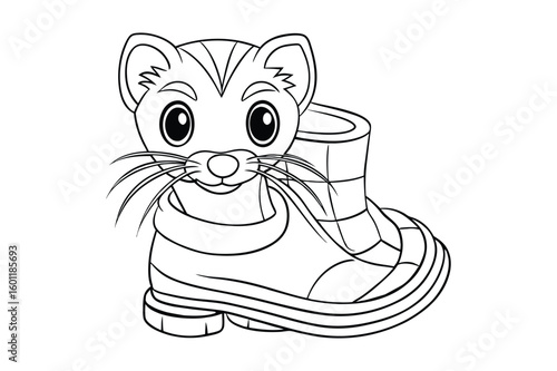 set of cats Vector Illustration