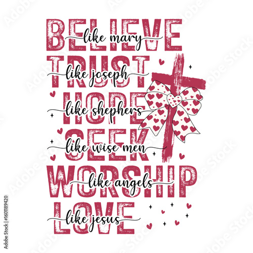 believe like mary trust like joseph