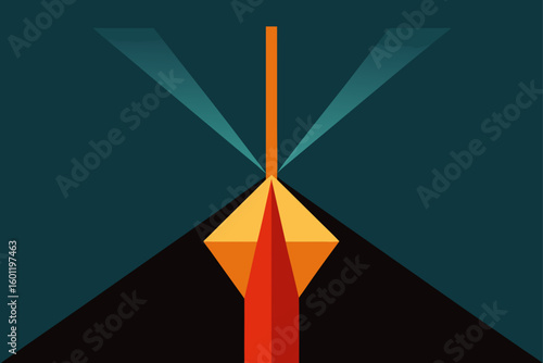 Hope Beam Splitting Abstract Darkness in a Geometric Burst
