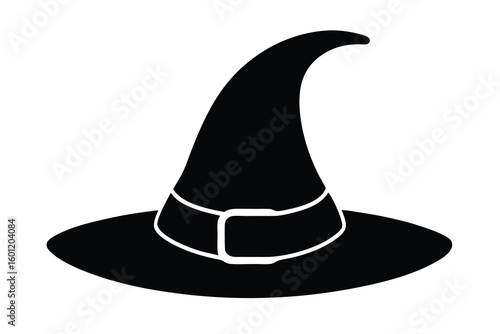 witch hat vector icon
